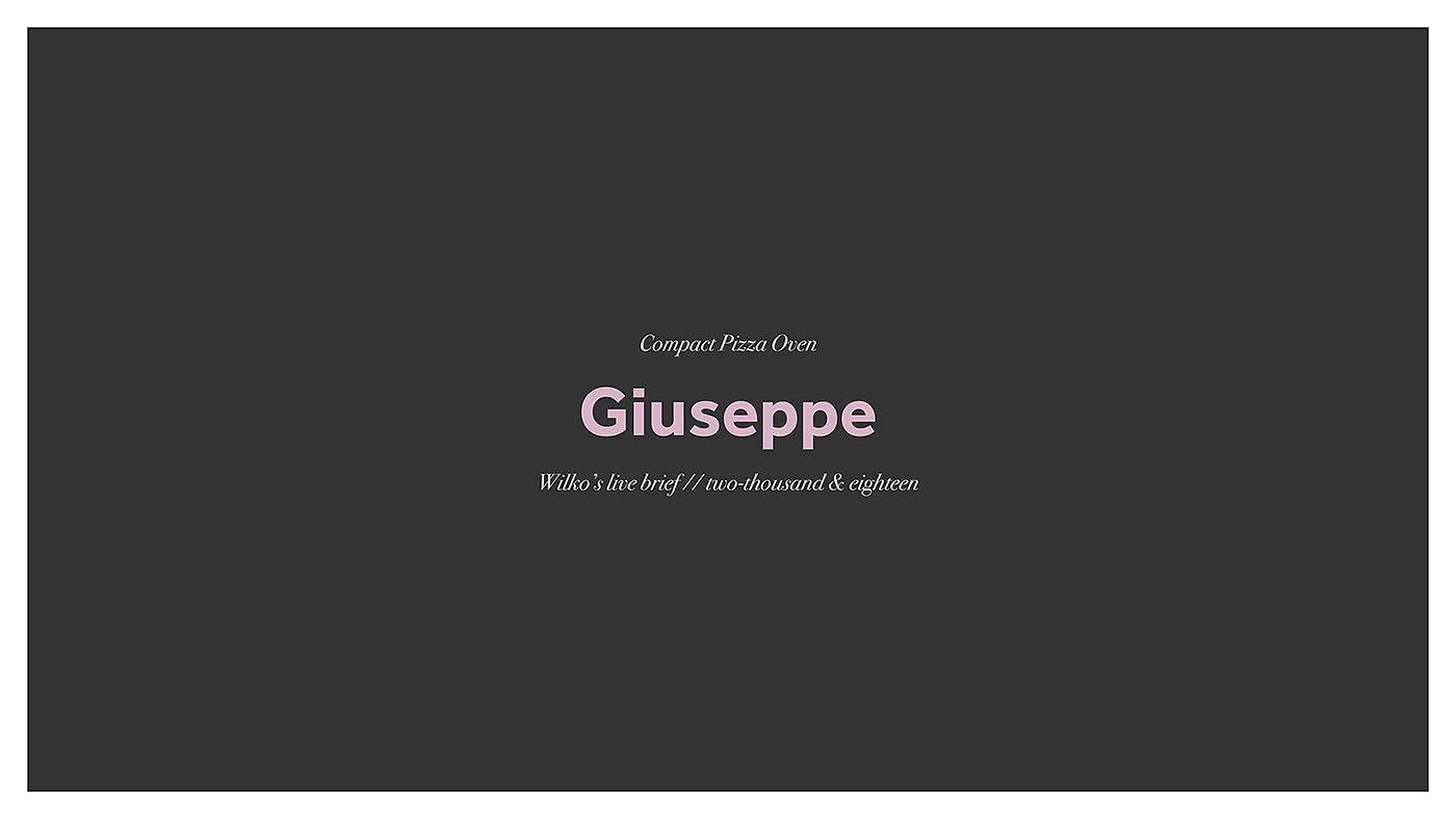 Giuseppe，Oven，black，