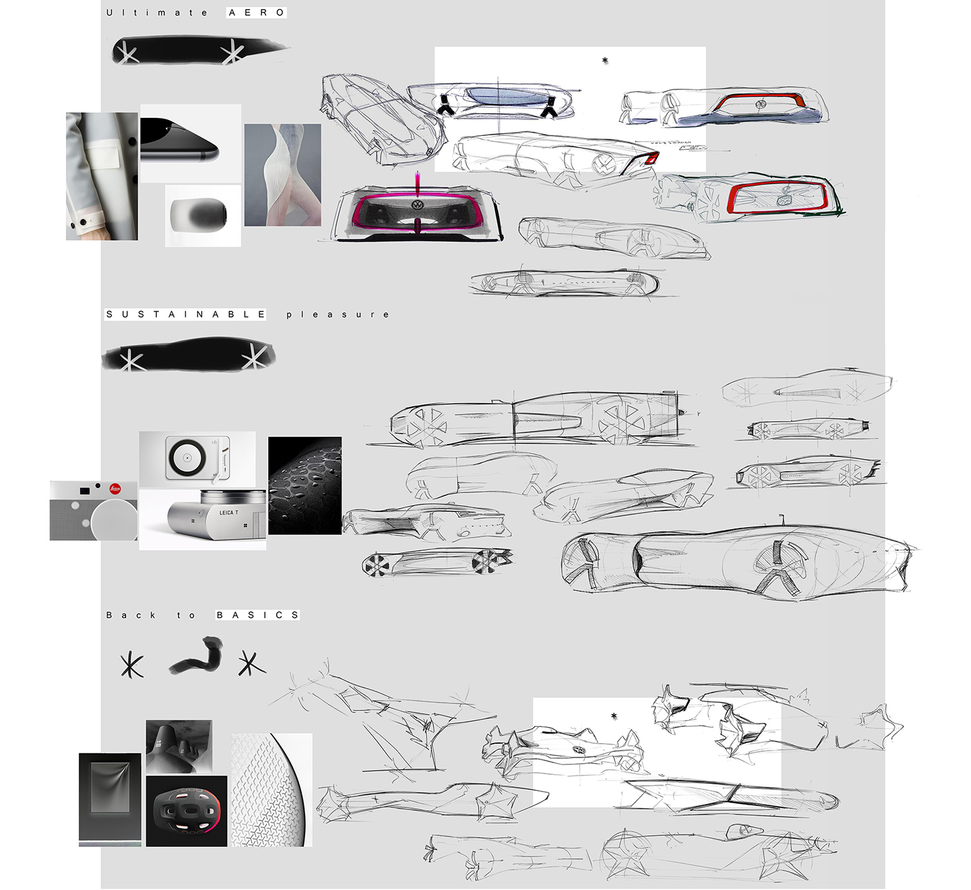 Hand drawn sketch，Visual design，Geometric sense，Automatic design，industrial design，