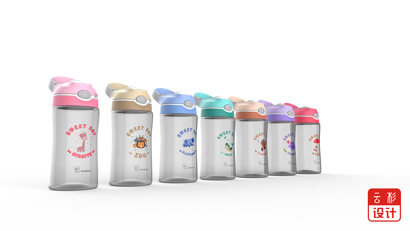 glass，children，Water cup，Toys，lovely，lion，animal，dolphin，