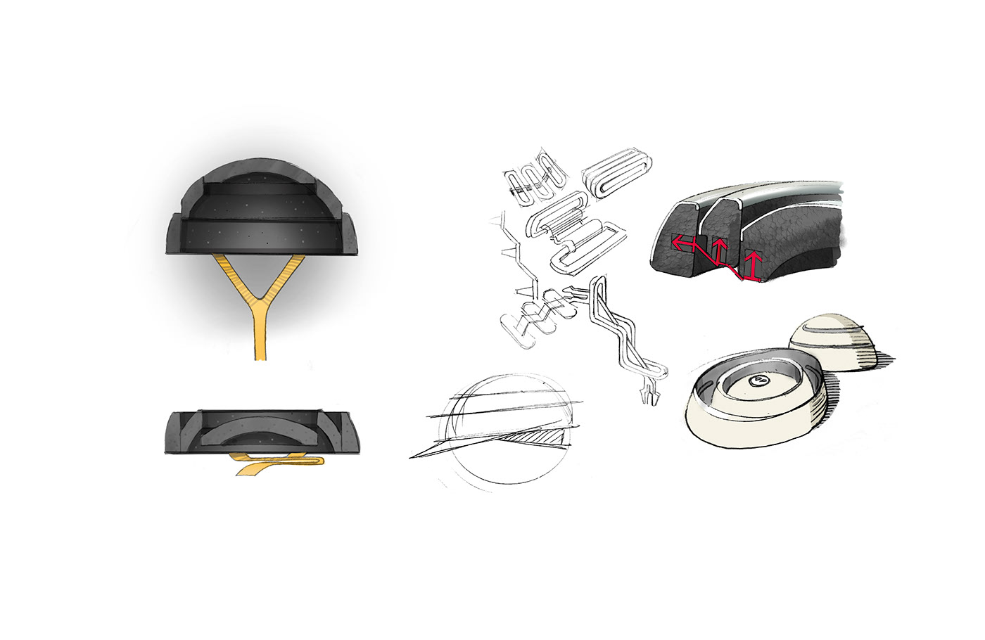 Helmet，Foldable，Rider，security，