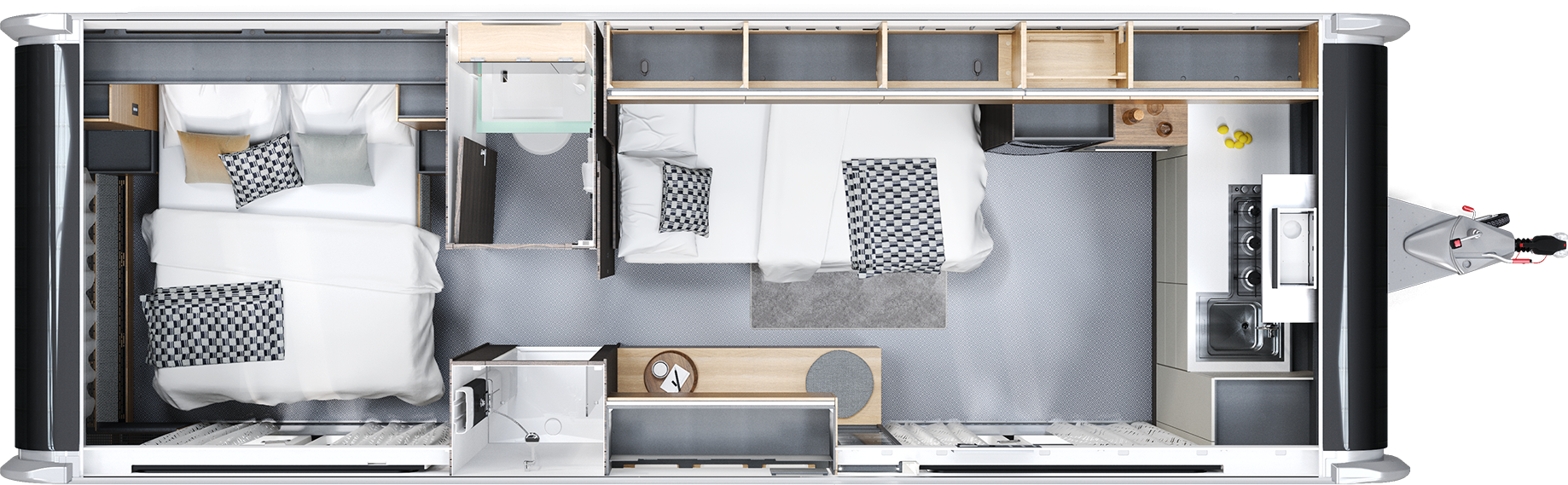 2020 red dot product design award，Adria Astella，Touring car，luxury，