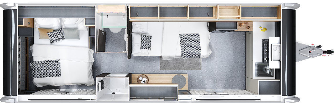 2020 red dot product design award，Adria Astella，Touring car，luxury，