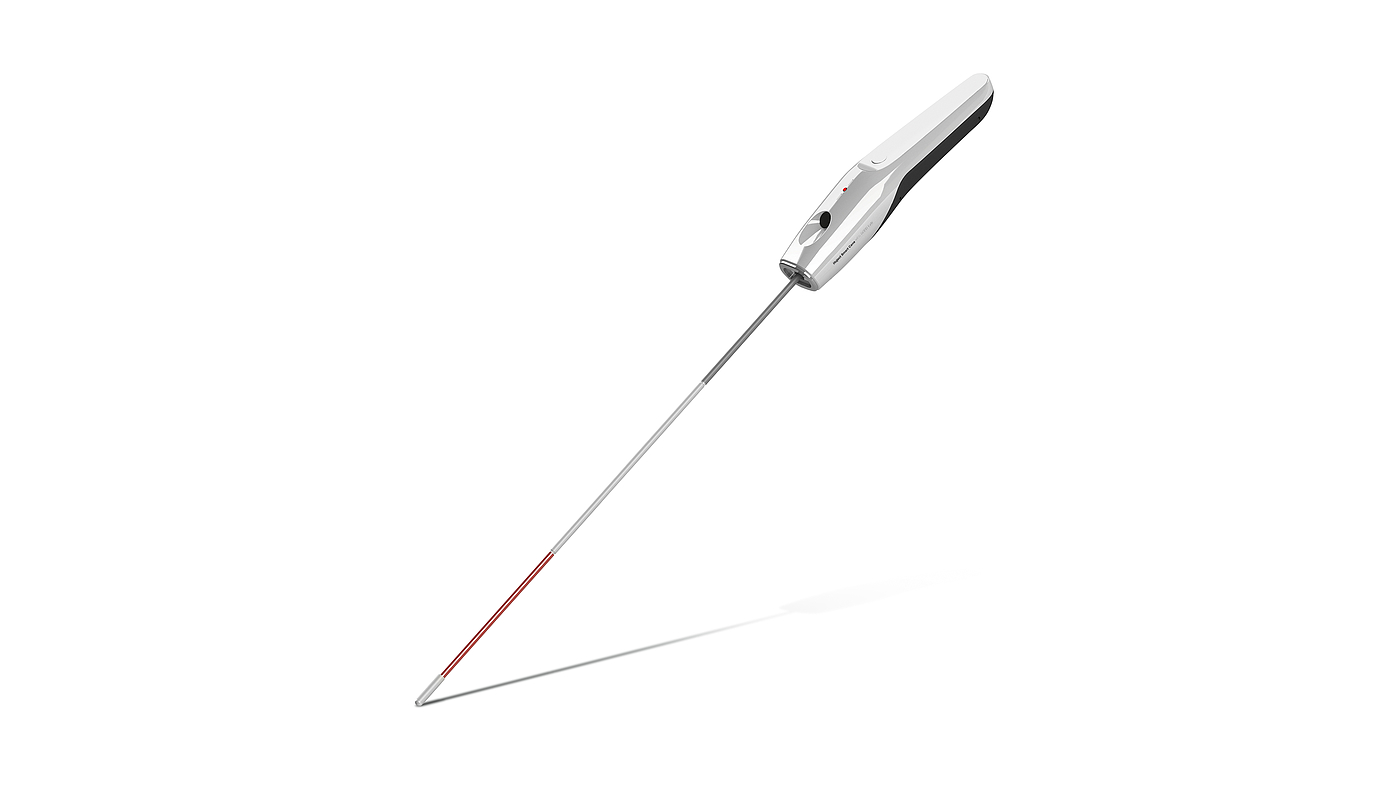 2020 red dot product design award，Huject Smart Cane，app，visually impaired ，WeWALK，speaker，Walking stick，a cane，