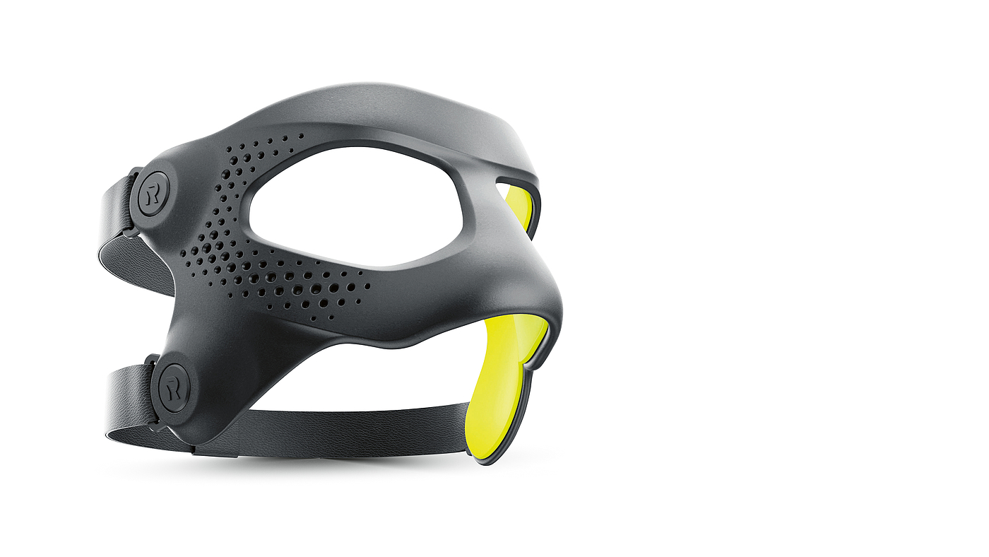 2020 red dot product design award，RAPTOR，Protective mask，3D printing，CT scan，security，