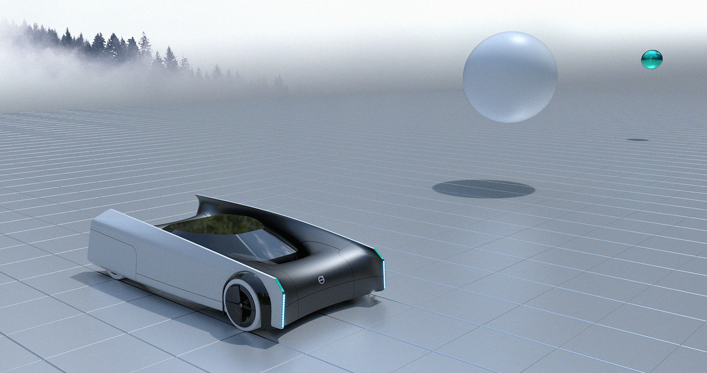 automobile，concept，volvo，Hand drawn，