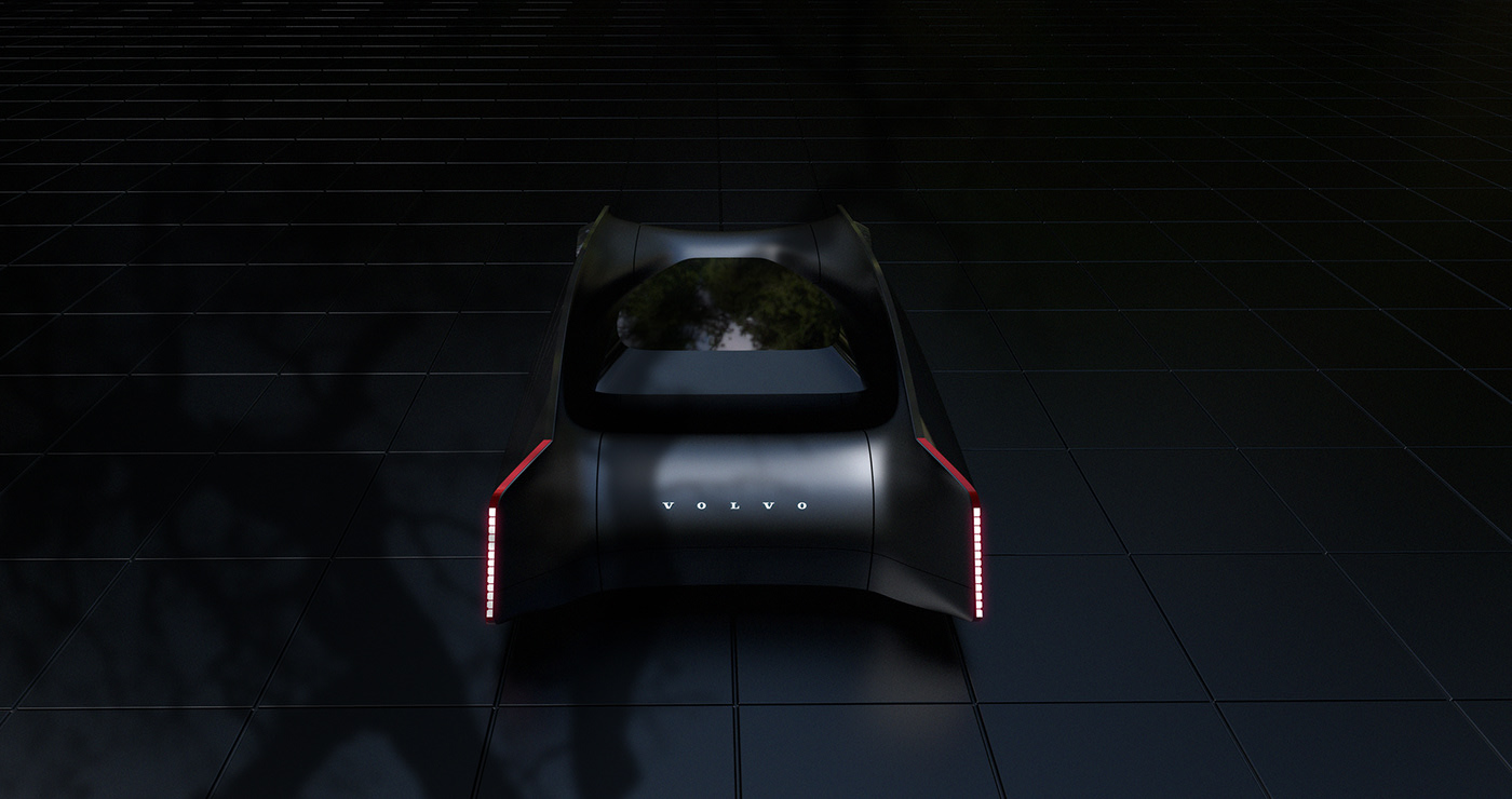 automobile，concept，volvo，Hand drawn，