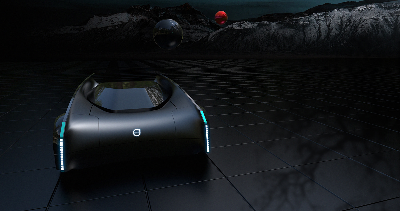 automobile，concept，volvo，Hand drawn，