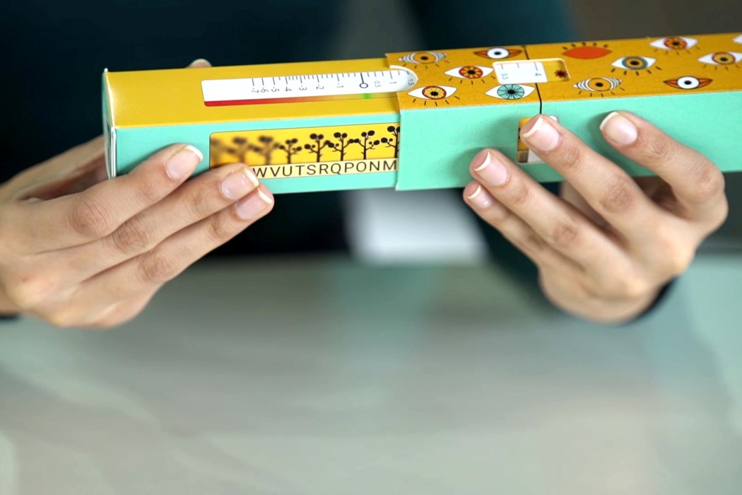 vision，Paper，Easy to use，Eye test，