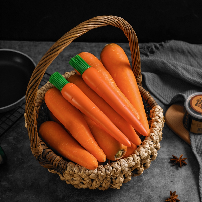 Silicone oil brush，Barbecue brush，Carrot brush，