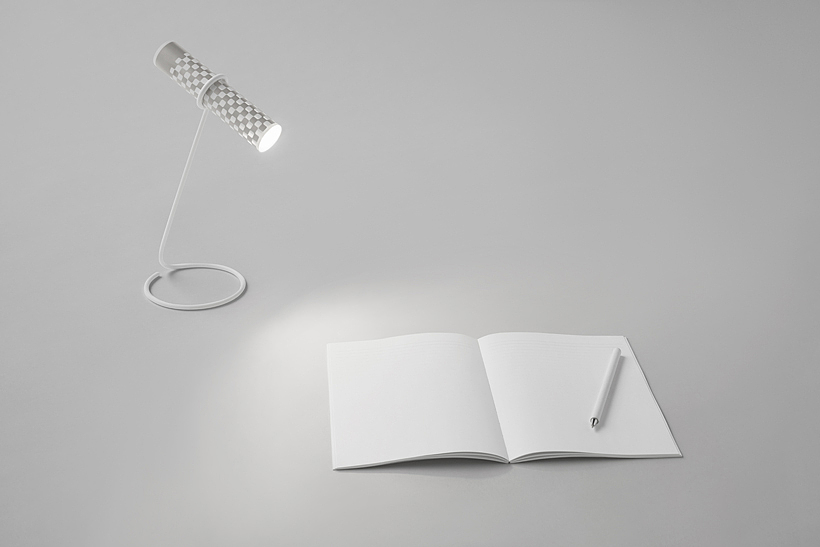 Roll paper lighting，Sato Da，Desk lamp，Flashlight，Interesting design，