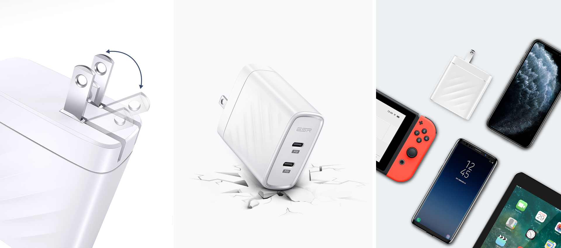 ESR PD Wall Charger，Charger，Digital accessories，2020 red dot product design award，