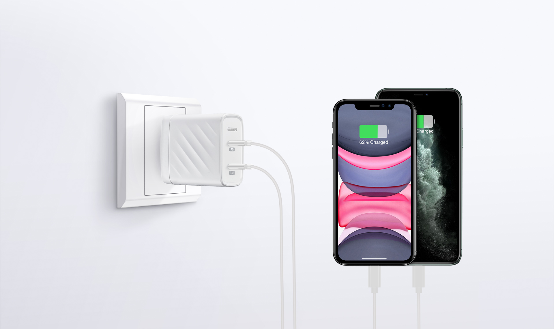 ESR PD Wall Charger，Charger，Digital accessories，2020 red dot product design award，