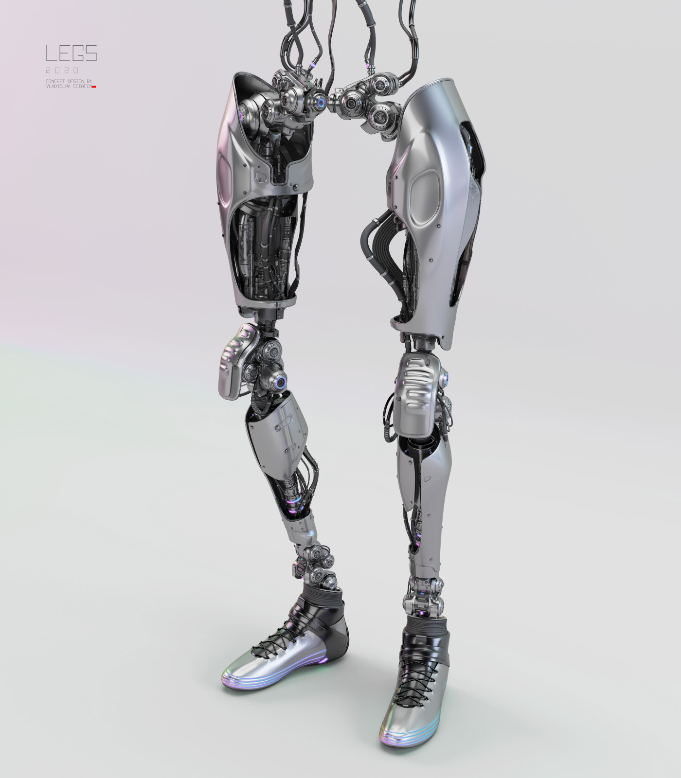 robot，leg，Skate，Cool，
