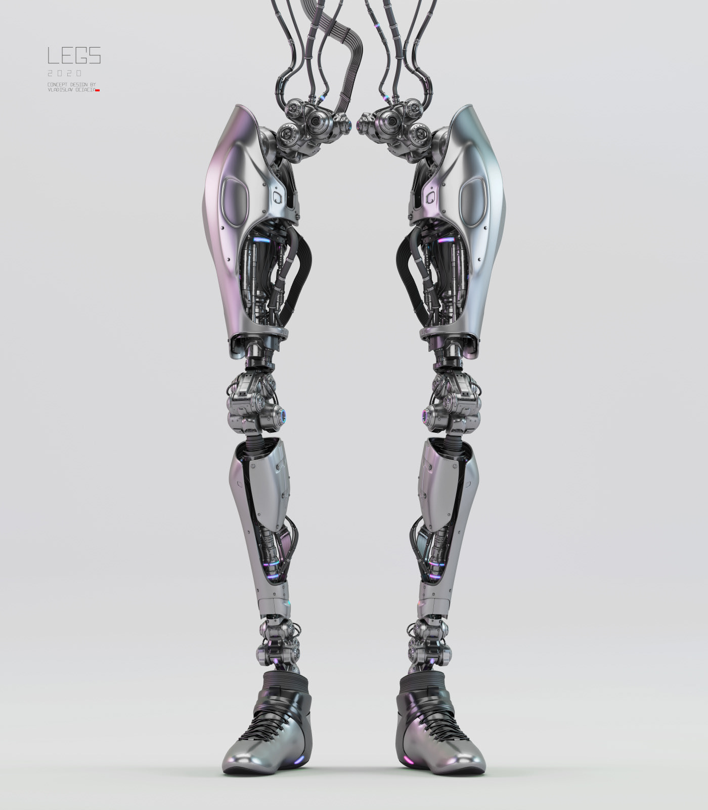 robot，leg，Skate，Cool，