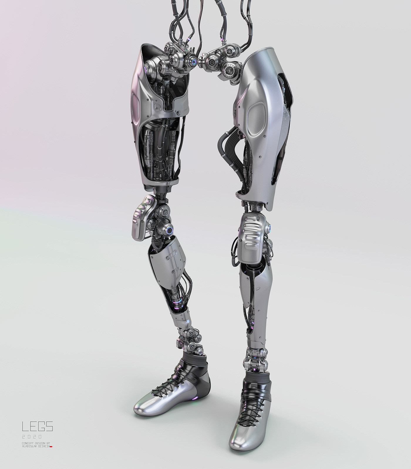 robot，leg，Skate，Cool，
