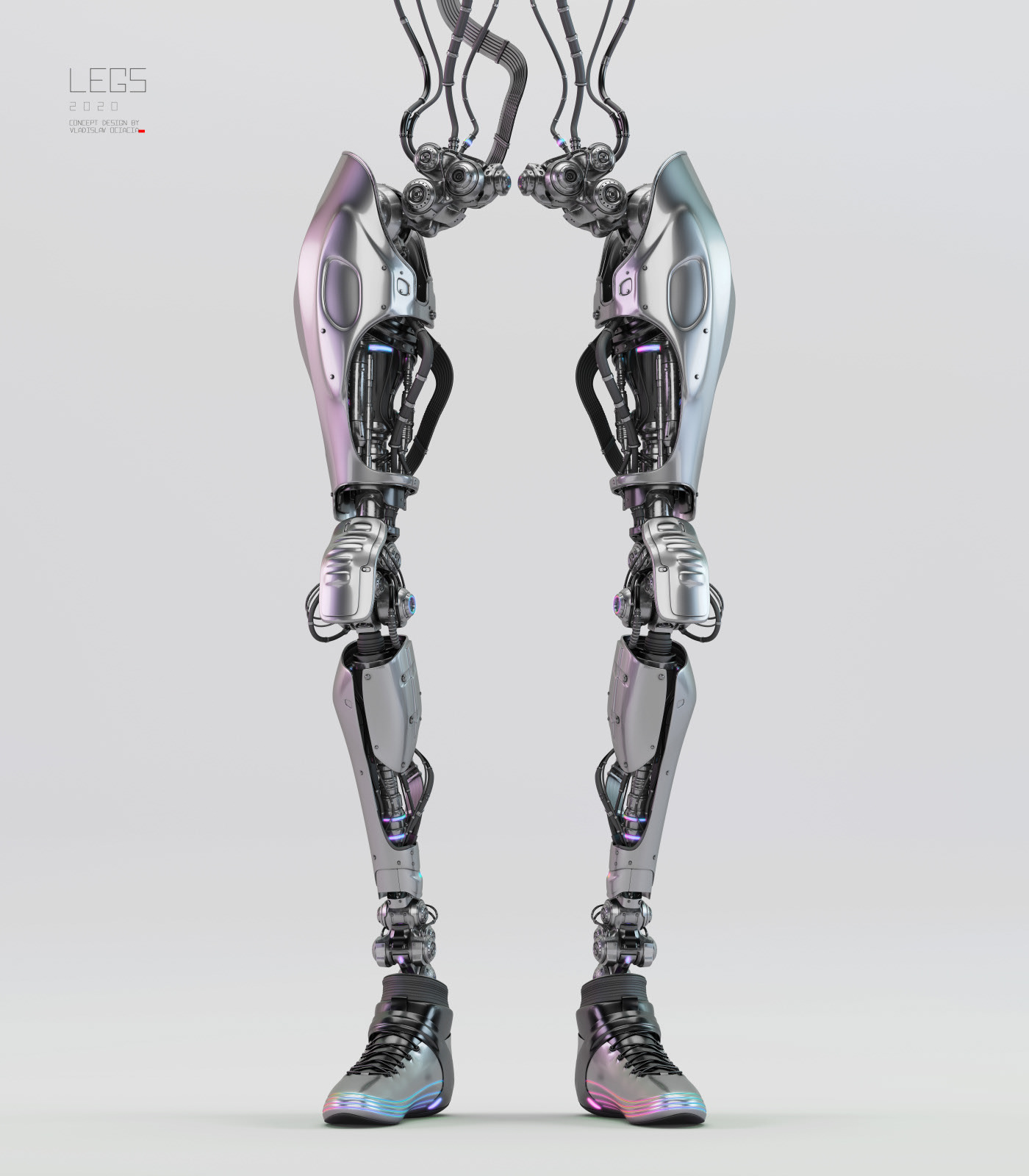 robot，leg，Skate，Cool，