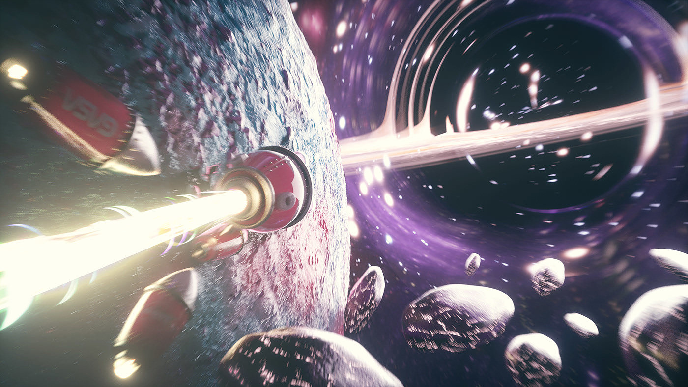 universe，illustration，c4d，lovely，