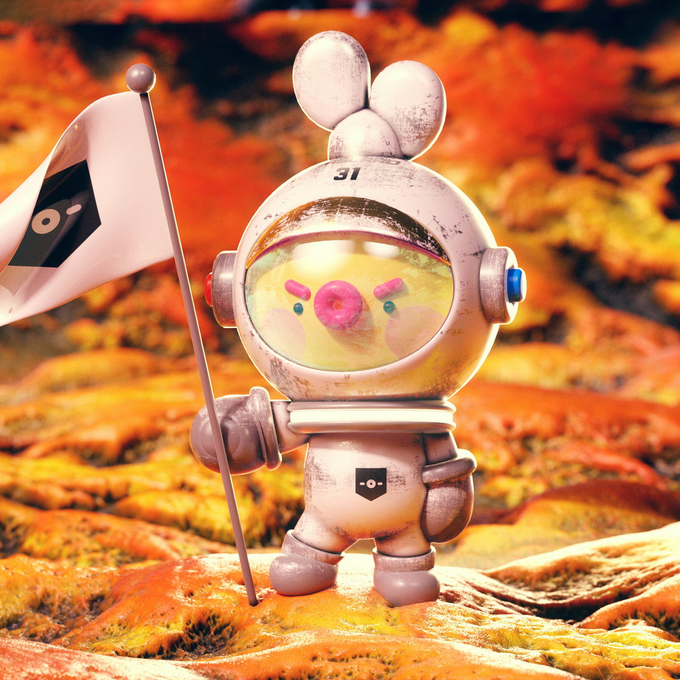 universe，illustration，c4d，lovely，