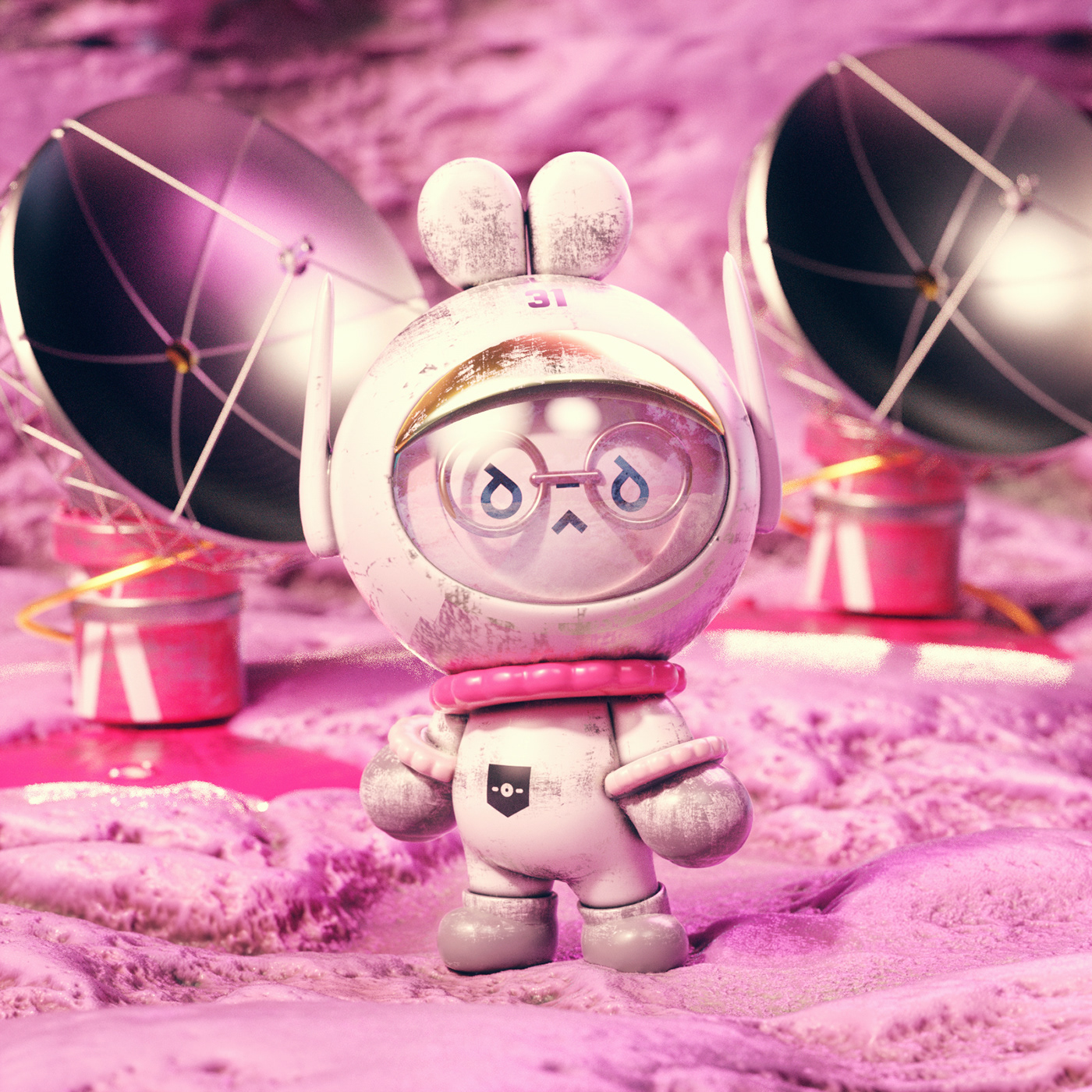 universe，illustration，c4d，lovely，