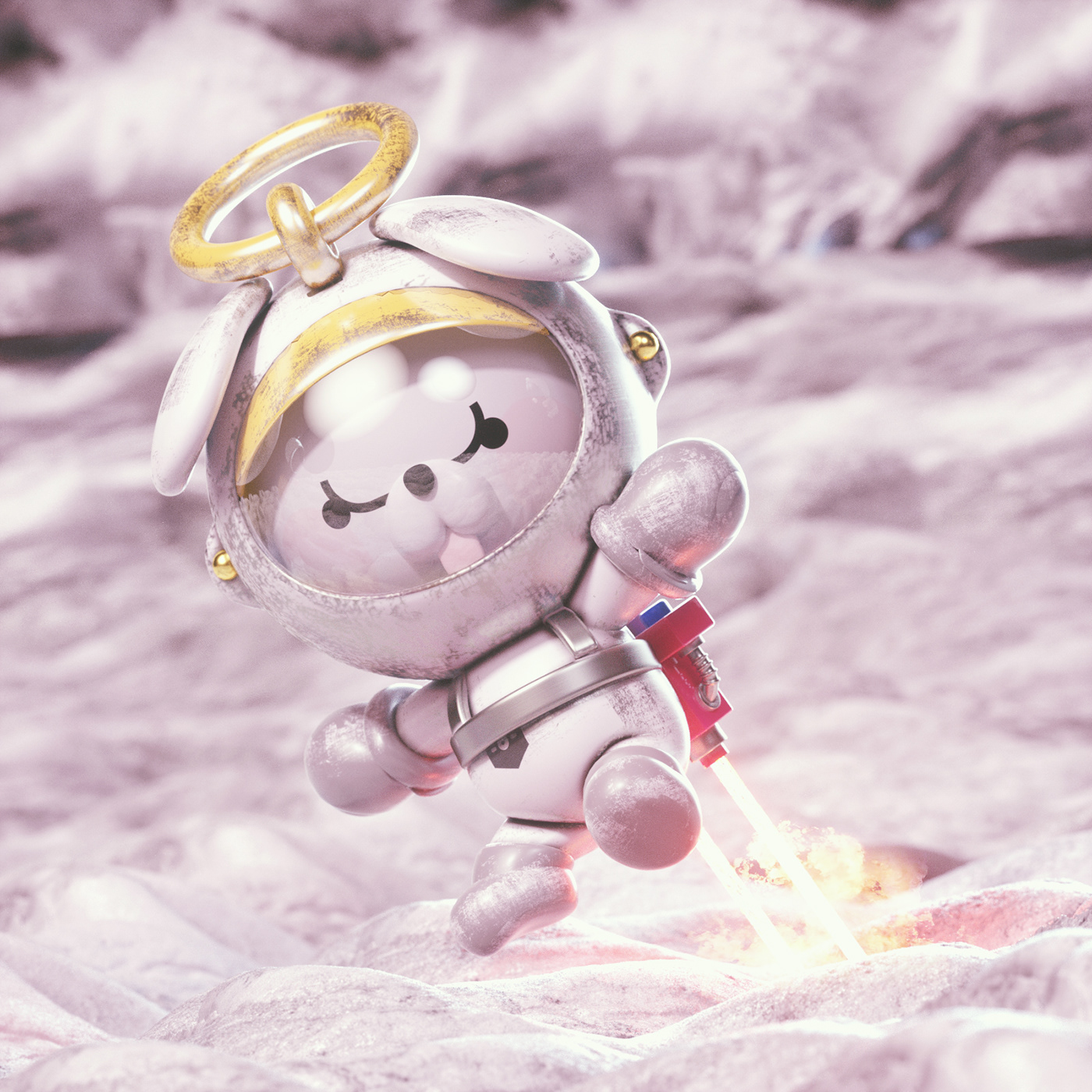 universe，illustration，c4d，lovely，