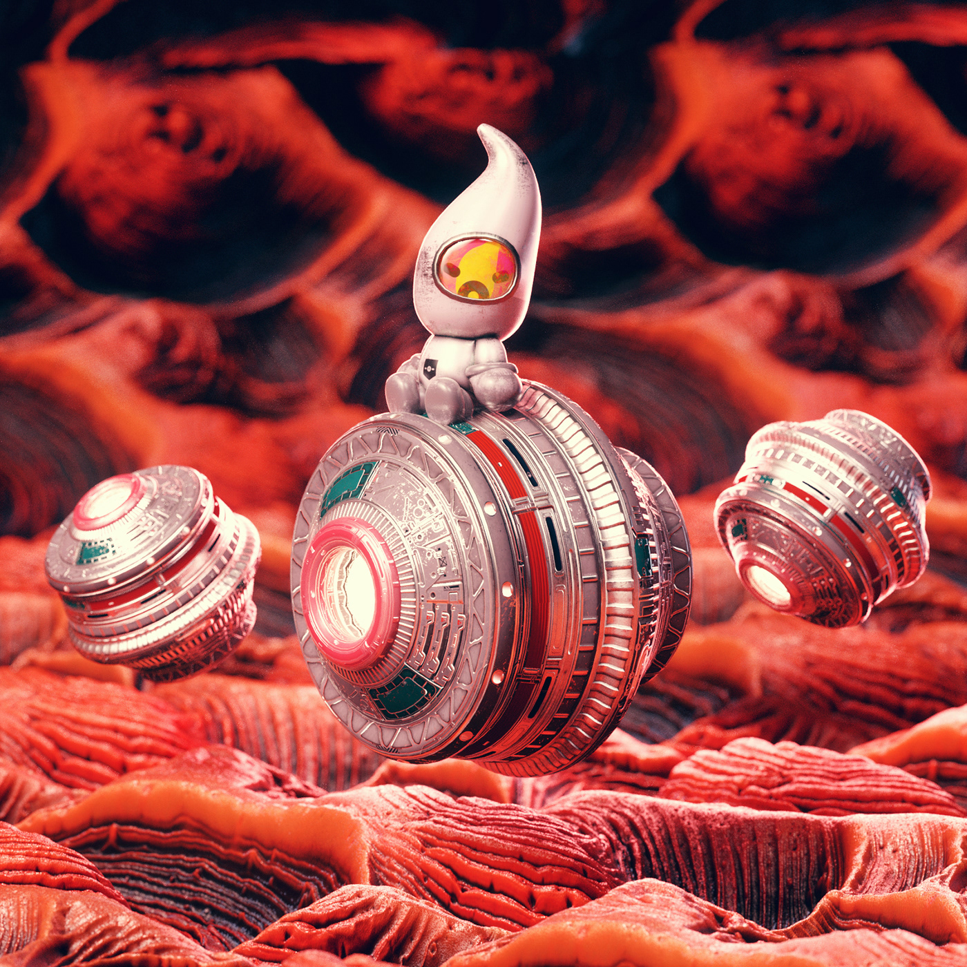 universe，illustration，c4d，lovely，