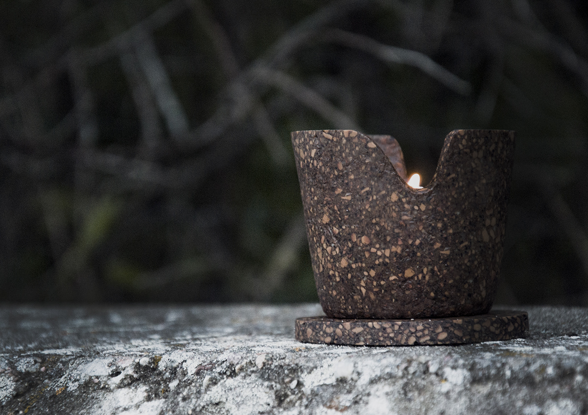 candle，biodegradable，Food residue，environment protection，