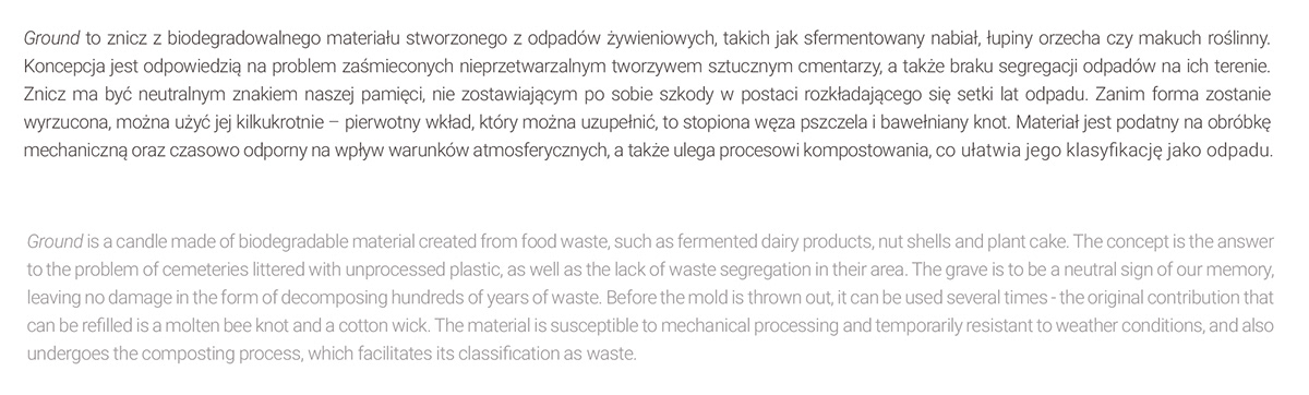 candle，biodegradable，Food residue，environment protection，