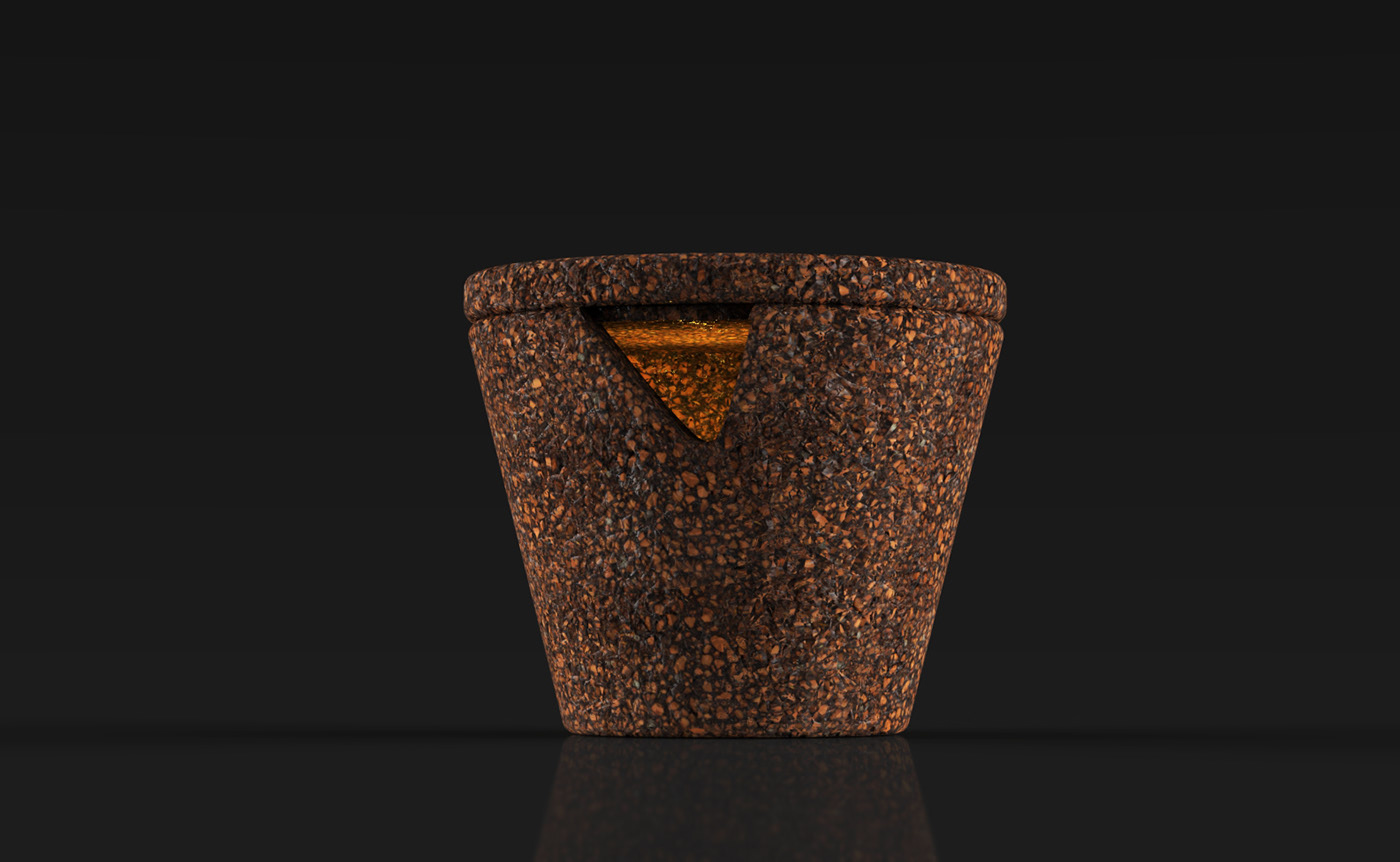 candle，biodegradable，Food residue，environment protection，