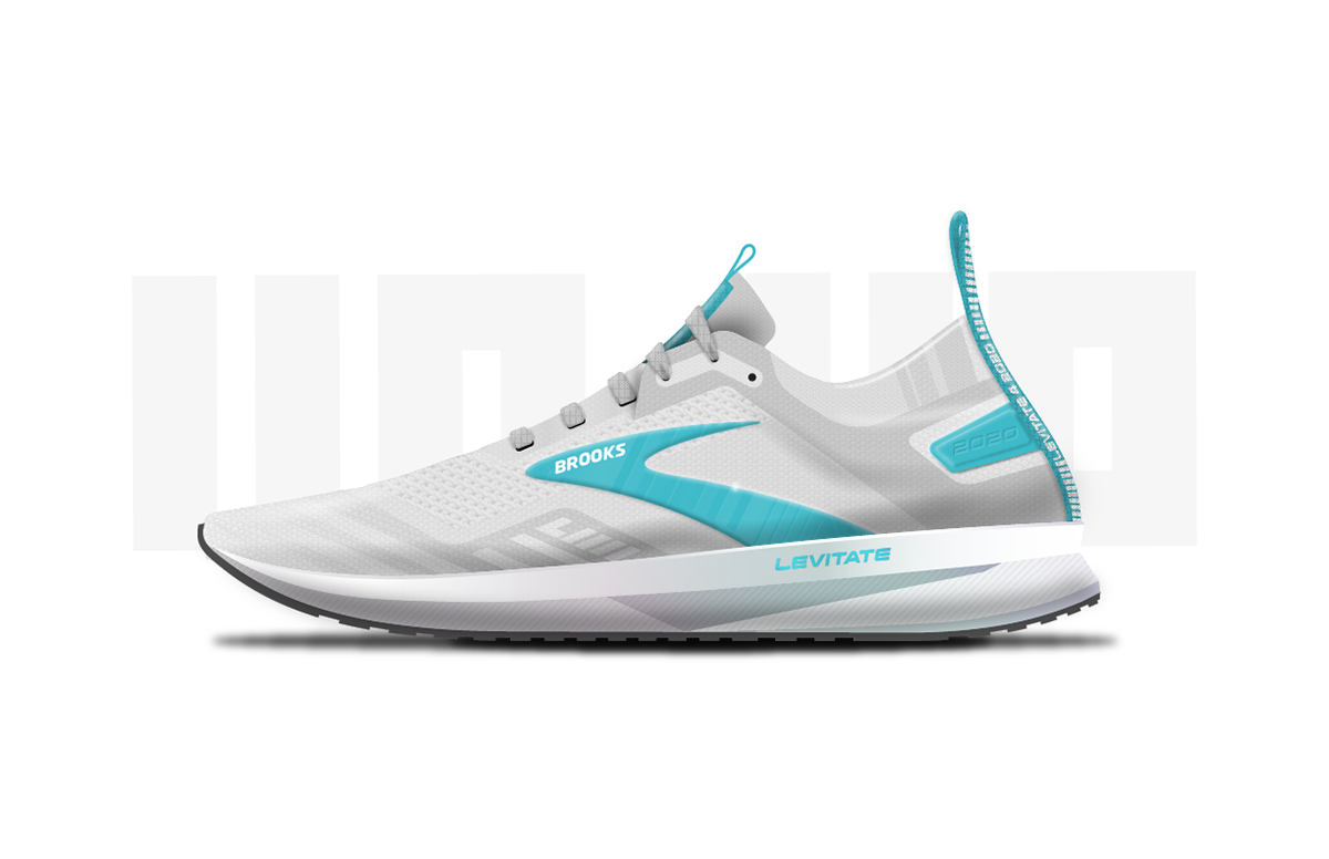 sneakers，Brooks Running，Hand drawn，knitting，