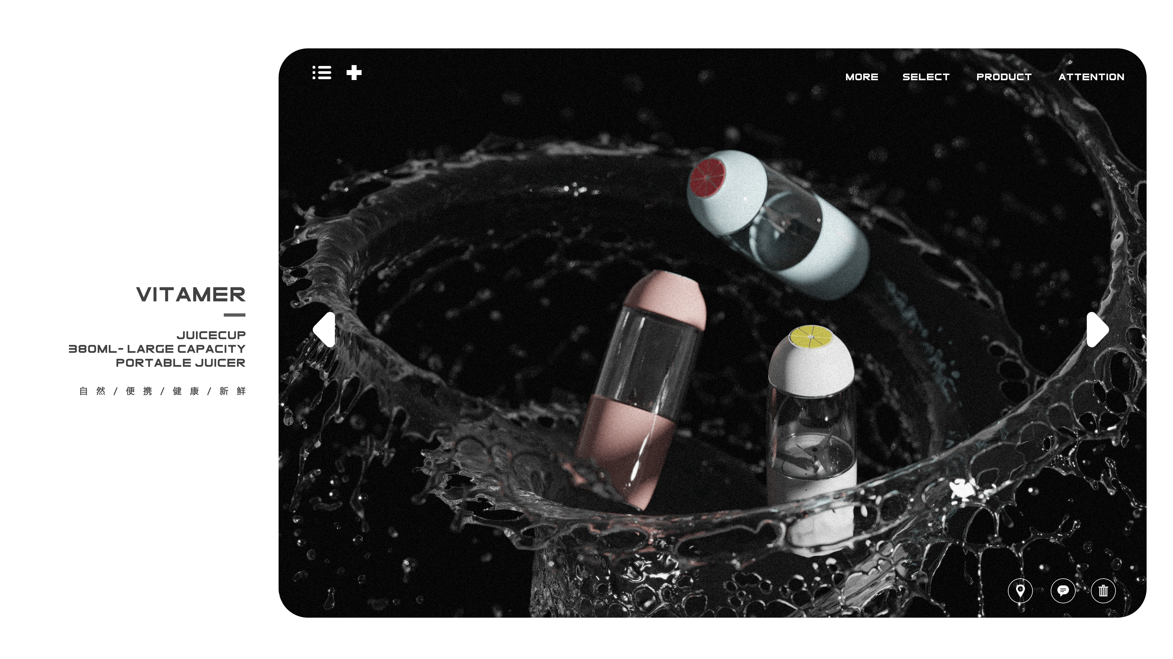 glass，Juicer，lovely，Portable，