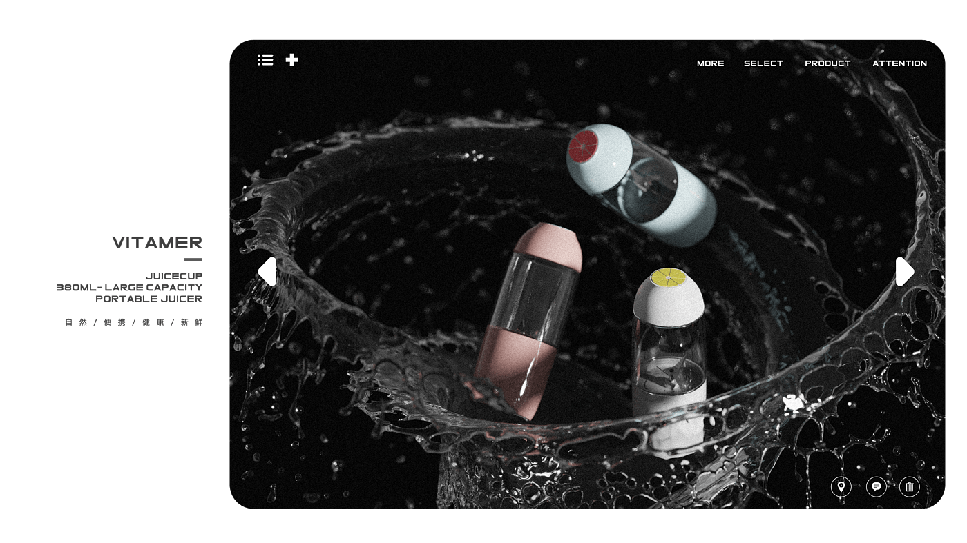 glass，Juicer，lovely，Portable，