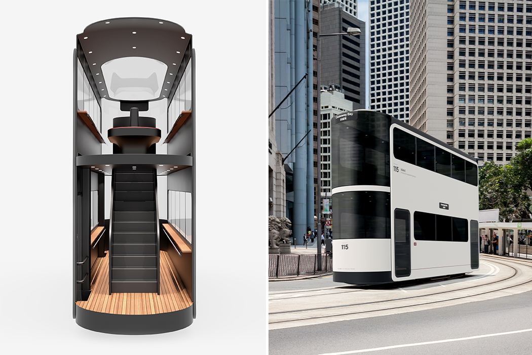 tram，Hong Kong，double-deck，Driverless，COVID-19，Social isolation，