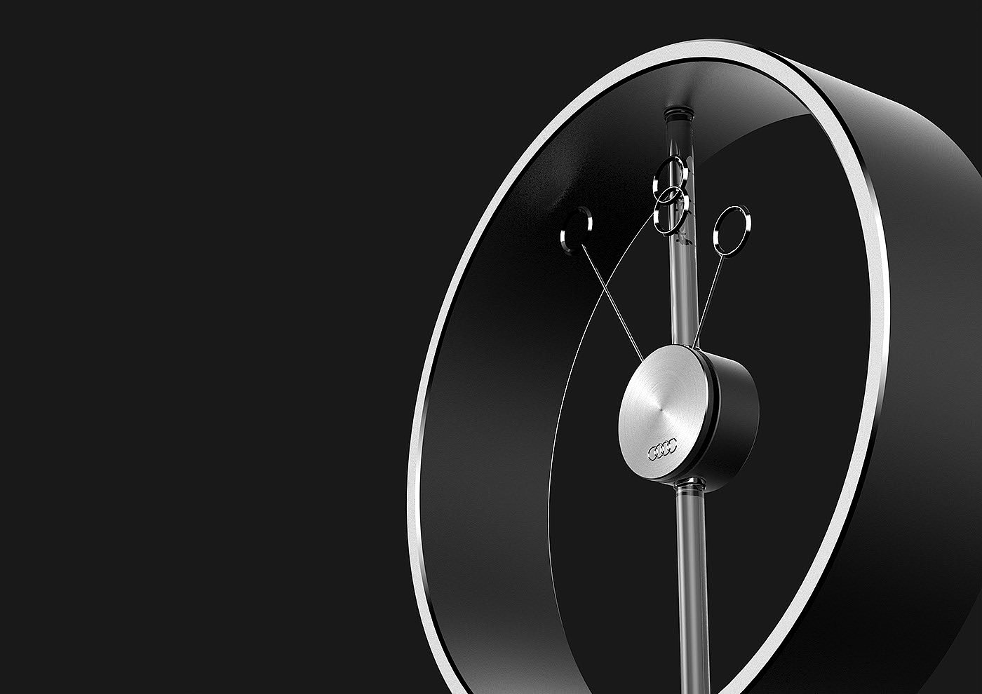 audi，Clock，lighting，Simplicity，