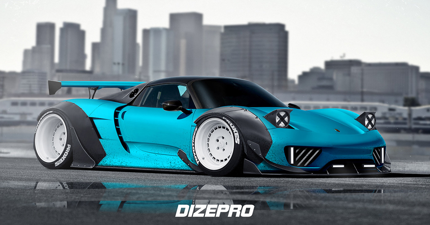 Sports car，Cool，visual effect，automobile，