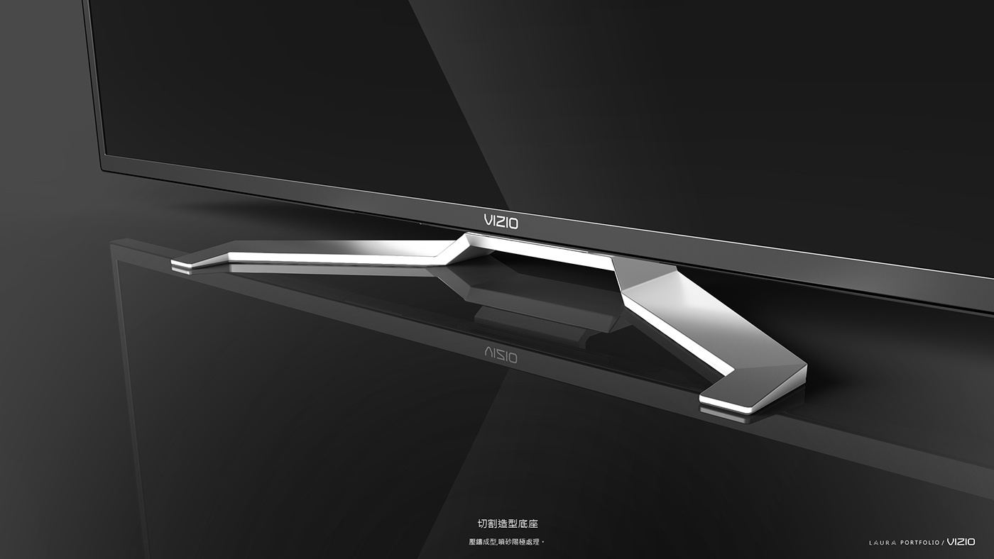 Arc support，Transparent border，Cutting shape base，Metal frame，industrial design，