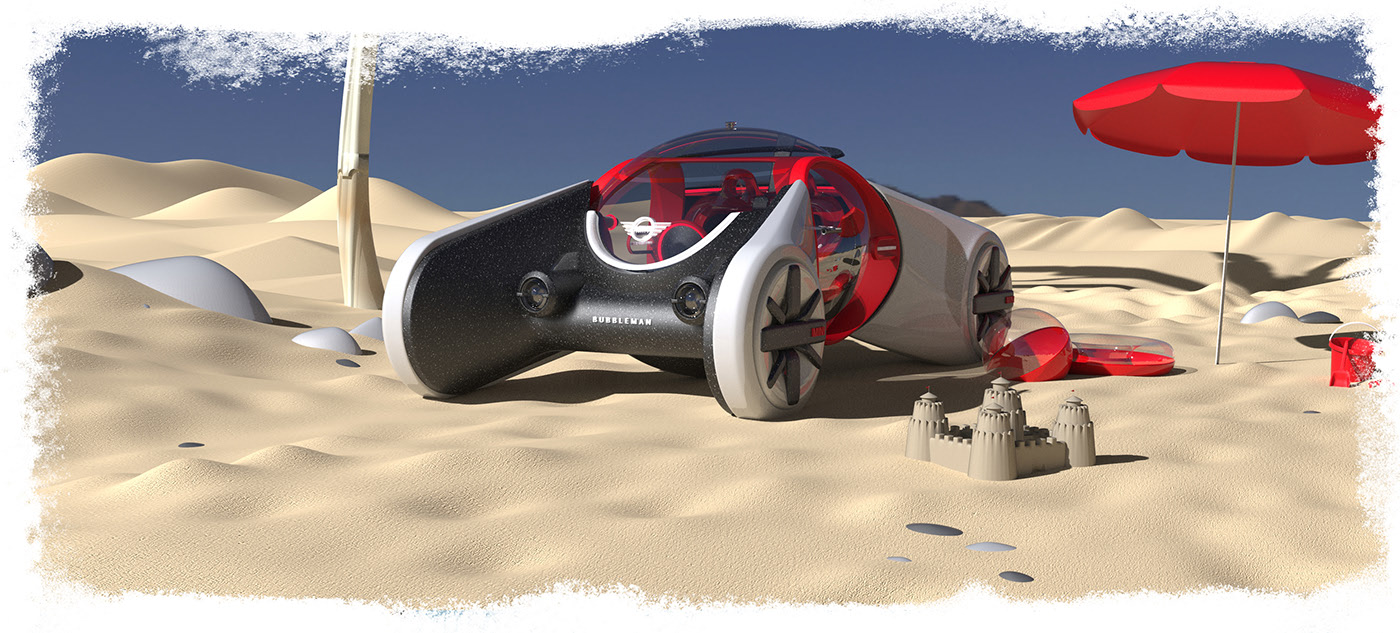 vehicle，sandy beach，summer，Small，