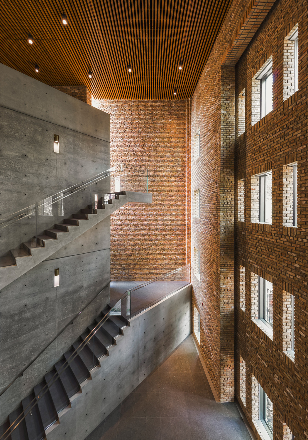 Architecture，brick，modern，grand，