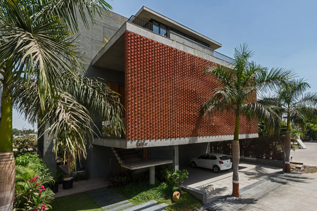 Architecture，brick，modern，grand，