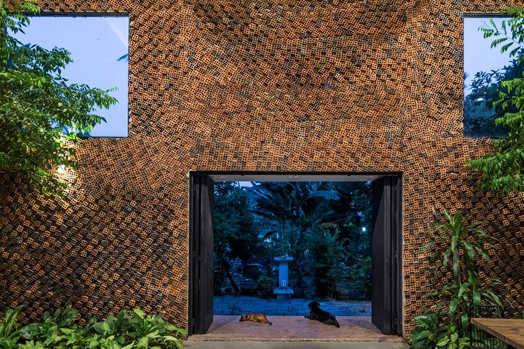 Architecture，brick，modern，grand，