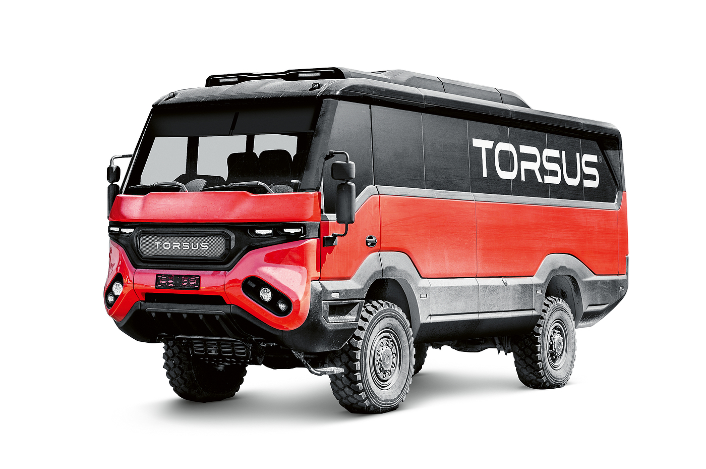 2020 red dot product design award，Torsus Praetorian，bus，heavy，cross-country，