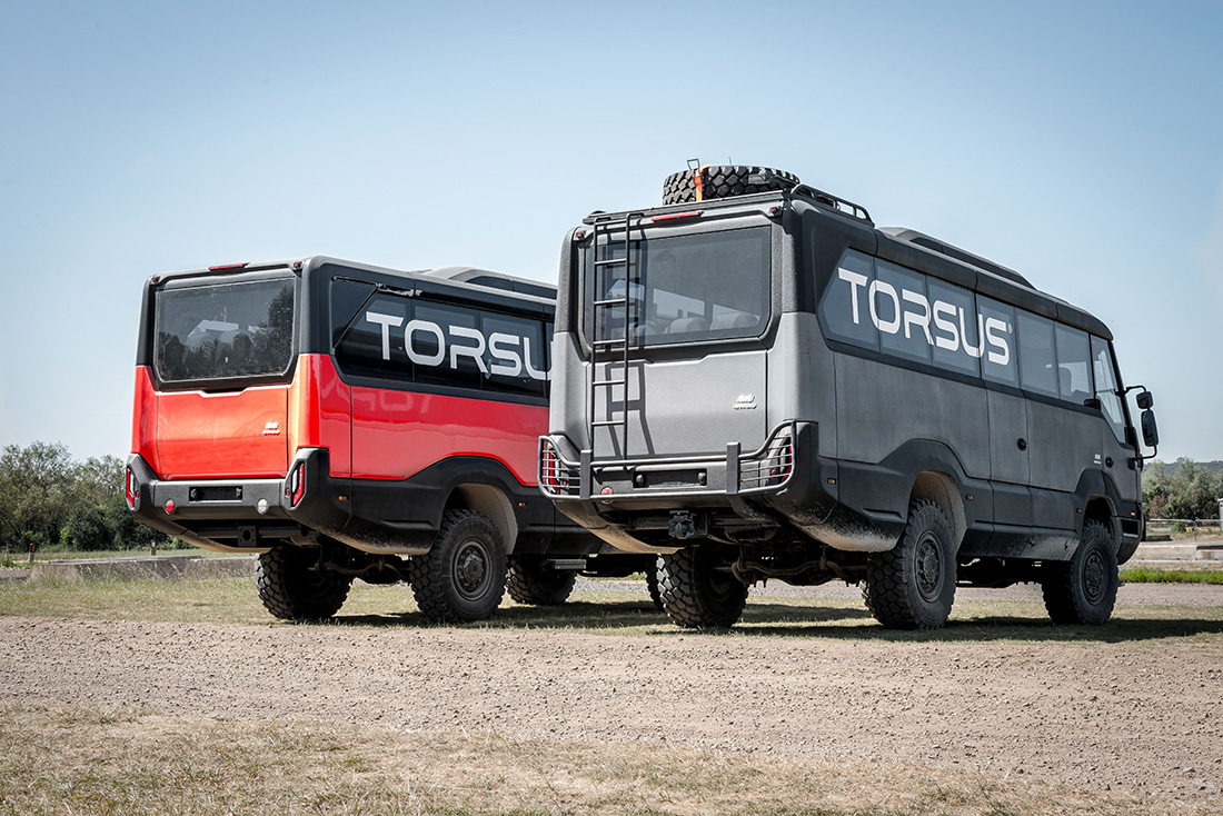 2020 red dot product design award，Torsus Praetorian，bus，heavy，cross-country，