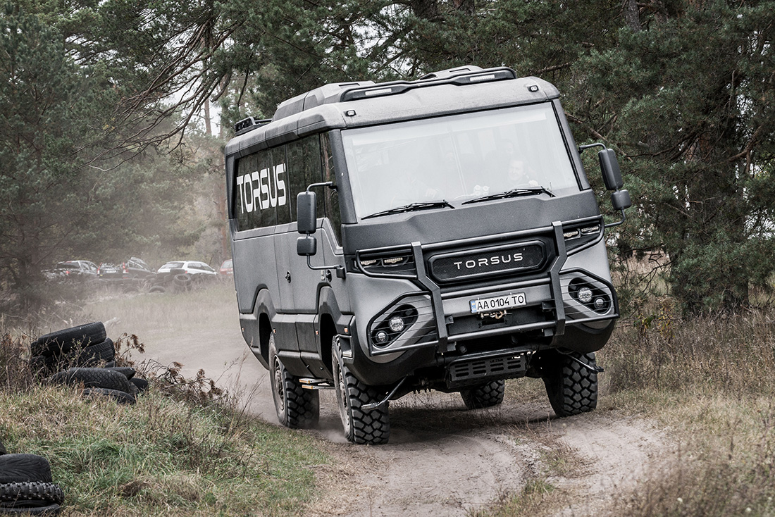 2020 red dot product design award，Torsus Praetorian，bus，heavy，cross-country，