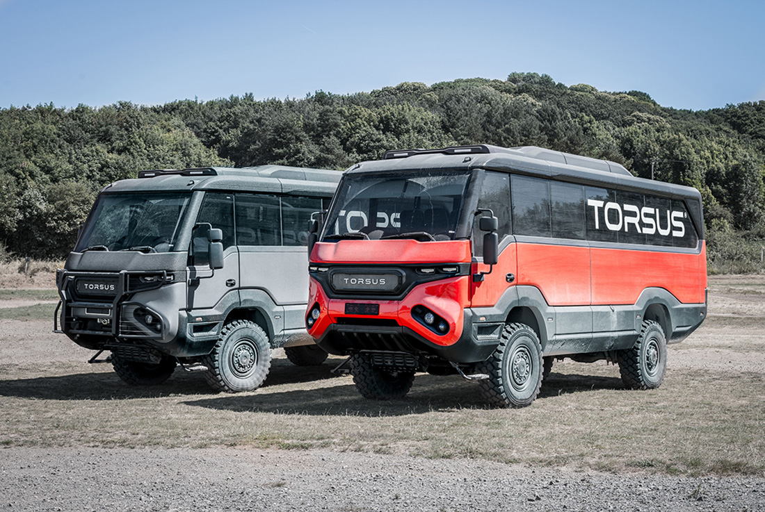 2020 red dot product design award，Torsus Praetorian，bus，heavy，cross-country，