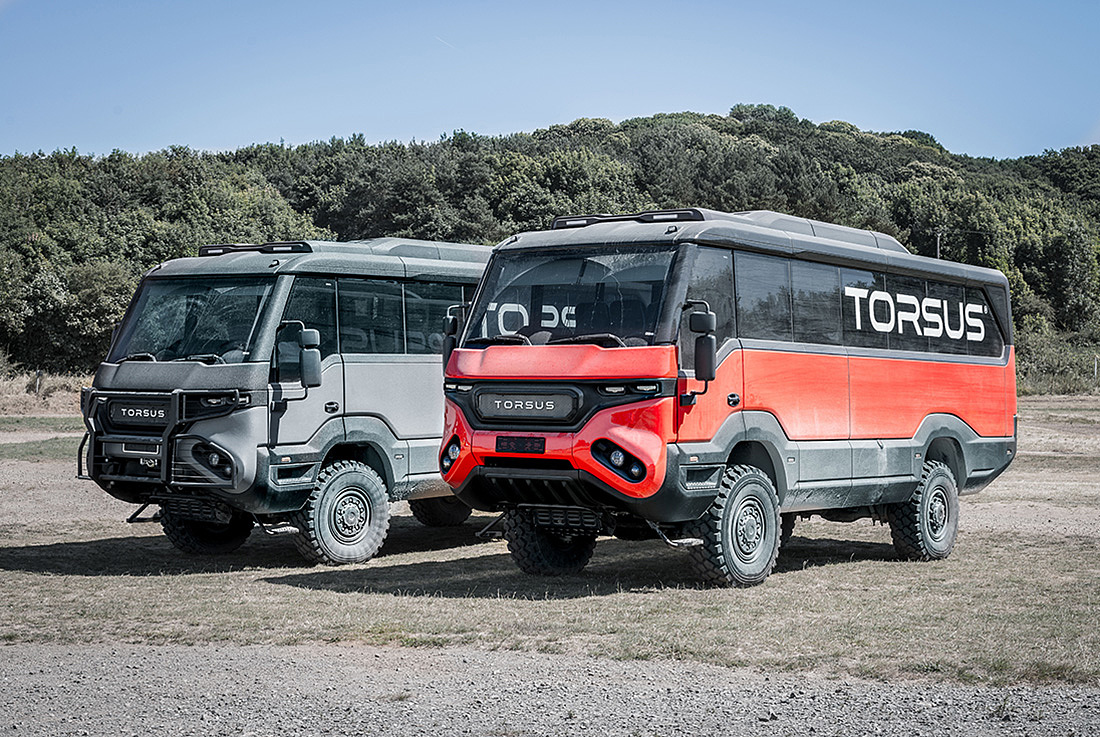 2020 red dot product design award，Torsus Praetorian，bus，heavy，cross-country，