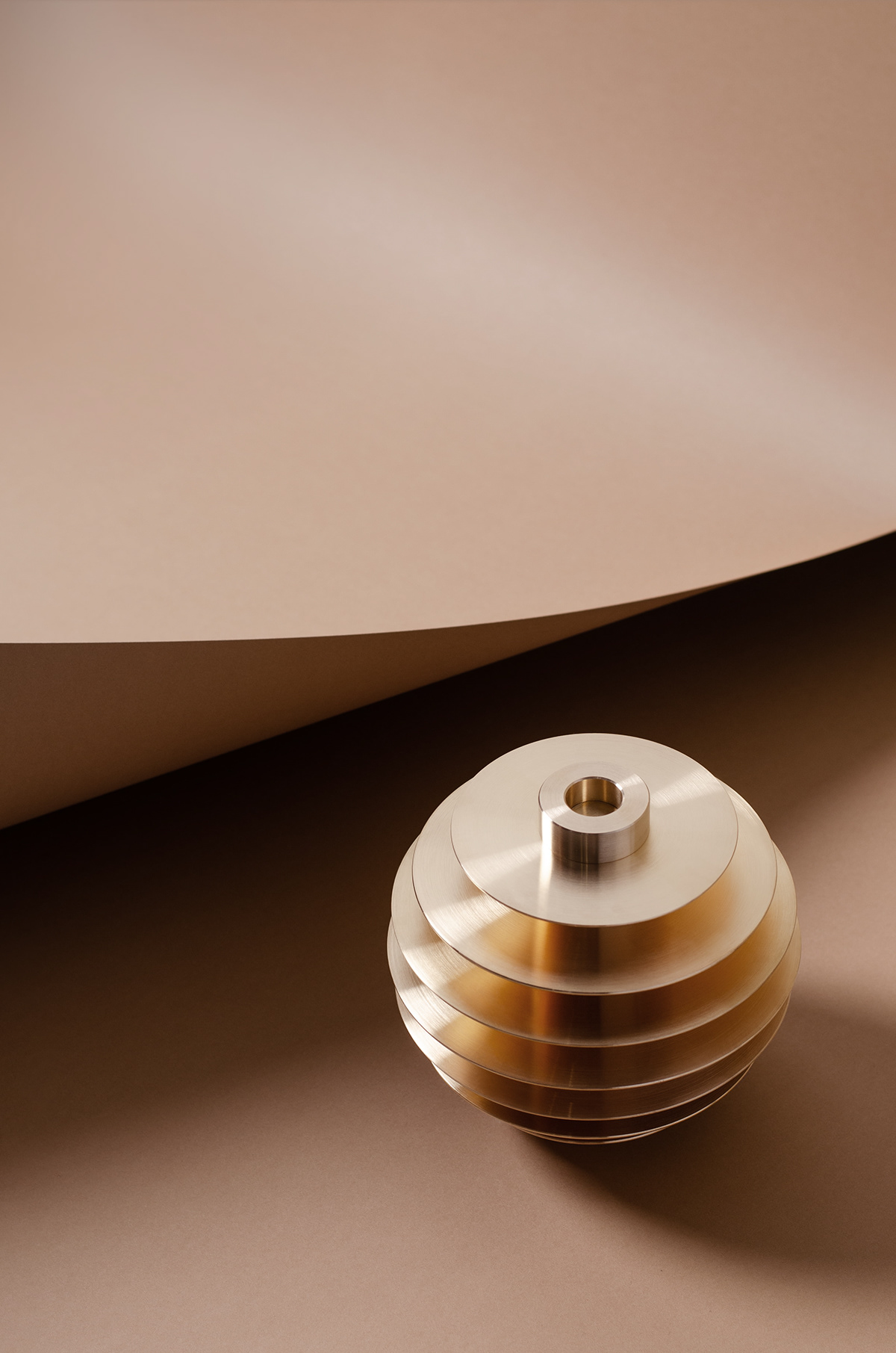 Candlestick，Metal，Sculpture，modern，