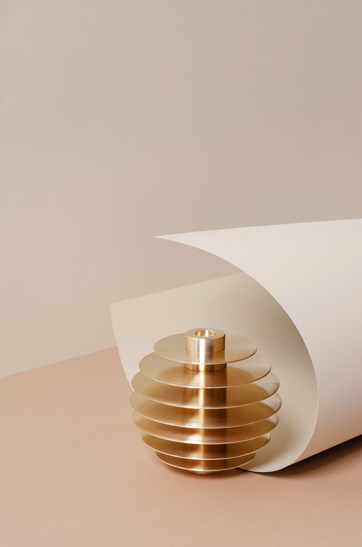 Candlestick，Metal，Sculpture，modern，