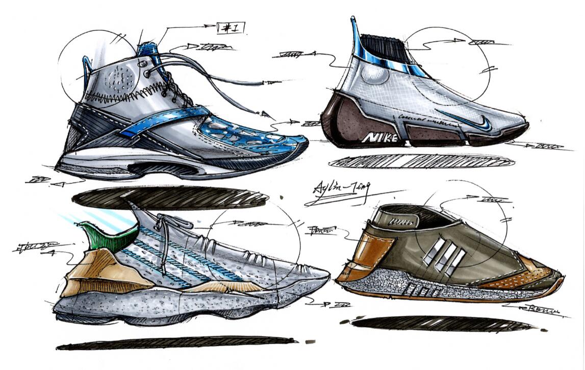 Hand drawn industrial product design，Postgraduate entrance examination for industrial product design，Hand drawn book of industrial product designer，Product design sketch，Pursue dream Jiangnan Design Postgraduate Entrance Examination，Teng Yilin，