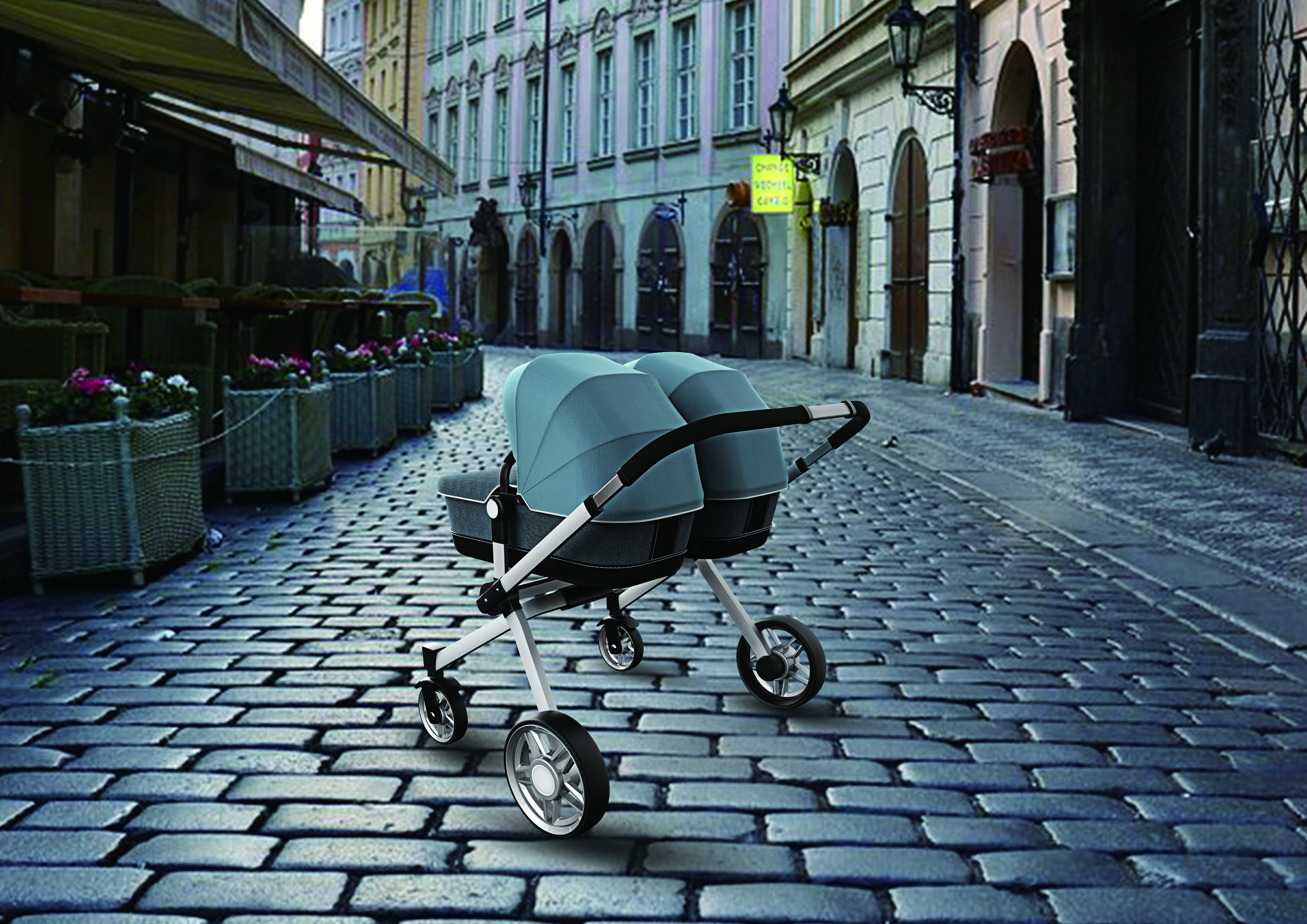 Children carts，Double stroller，expand，Tough，