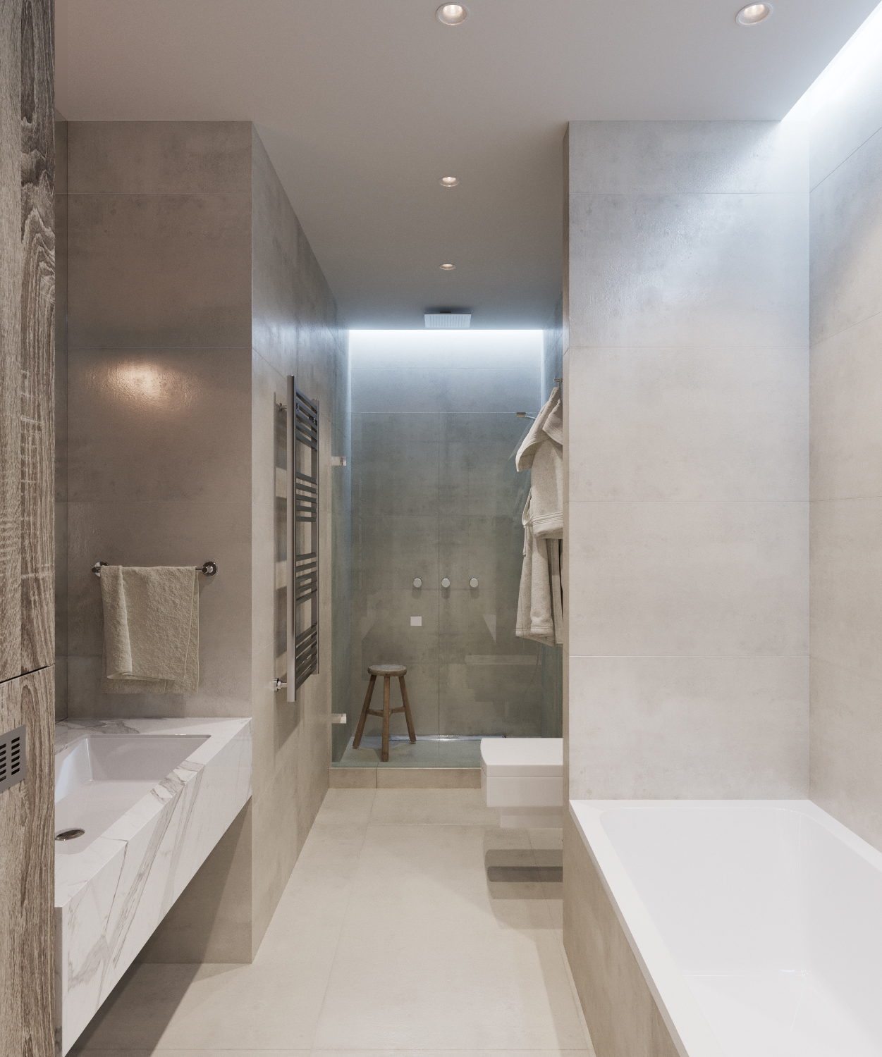 Minimalist，Shower Room，fashion，atmosphere，Interior design，