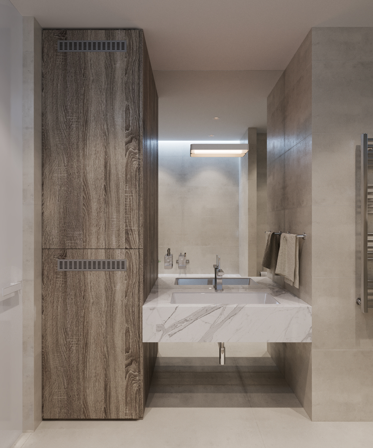 Minimalist，Shower Room，fashion，atmosphere，Interior design，